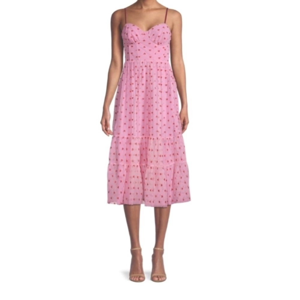 NEW WITH TAGS: Betsy Johnson Heart Sparkle Dress